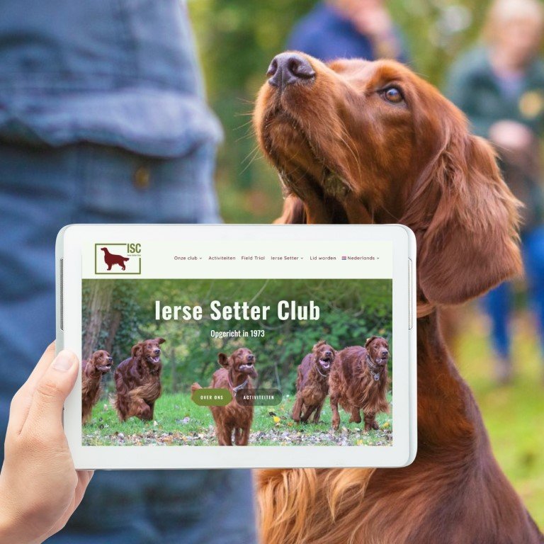 Hondenclub website ontwerp webdesign